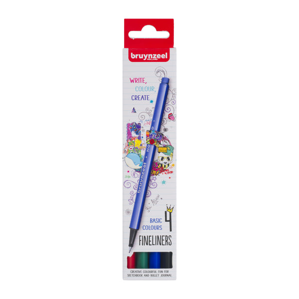 Bruynzeel 60241004 fineliner Fin Flerfarvet