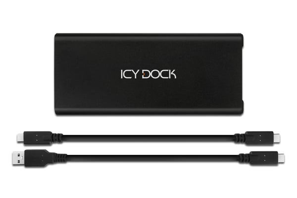 Icy Dock MB861U31-1M2B drevkabinet SSD kabinet Sort M.2