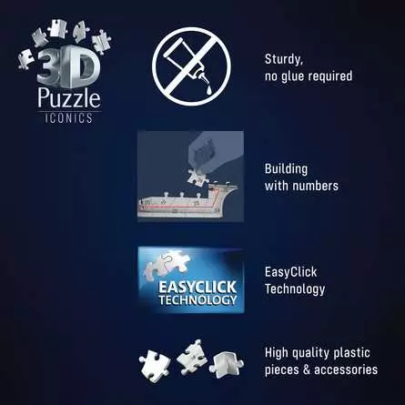 Ravensburger 12008025 palapeli 3D-palapeli 216 kpl Rakennukset