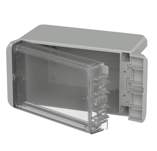 Miniatyrbillede 2 af 3: Bopla B 140809 PC-V0-G 7035 elektrisk skab IP66, IP68