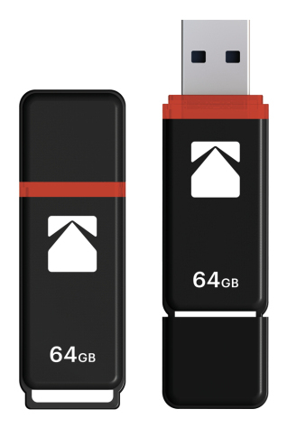 Pikkukuva 1 / 2: Kodak Classic K102 USB-muisti 64 GB USB A-tyyppi 2.0 Musta, Punainen