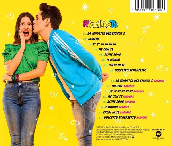 Miniatyrbild 2 av 2: Warner Music Me Contro Te - Il fantadisco dei Me Contro Te. Canta con Luì e Sofì CD Pop