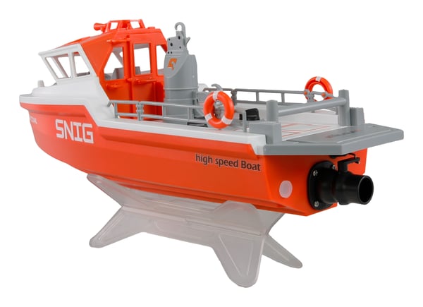 Miniatyrbillede 6 af 9: Amewi Redningsbåd børsteløs jetdrift 320mm RtR hvid/orange