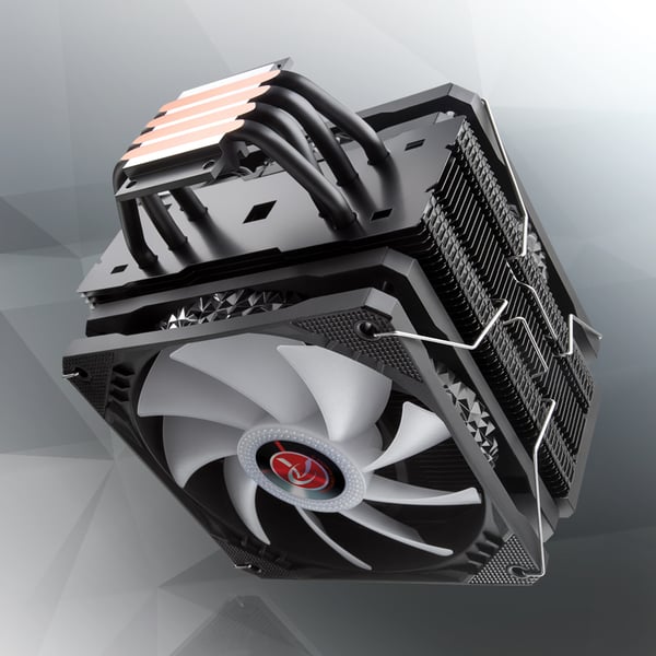 Miniatyrbild 10 av 12: RAIJINTEK ELEOS 12 DUO RBW Processor Vätskekylningskit 12 cm Svart 2 styck