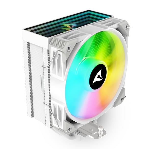 Sharkoon A40 RGB Processor Luftkøler 12 cm Hvid 1 stk
