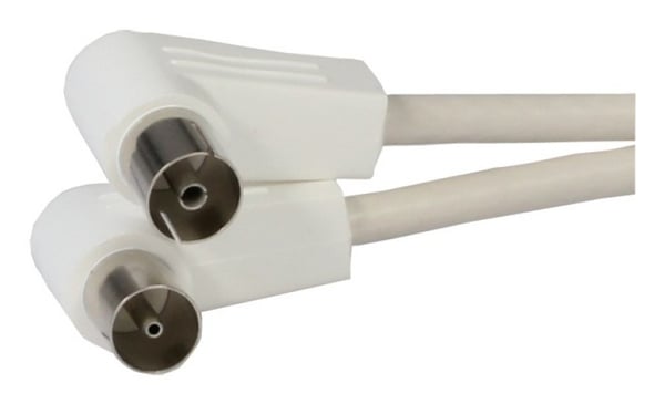 Astro AKB 30 koaxial kabel 3 m IEC Hvid