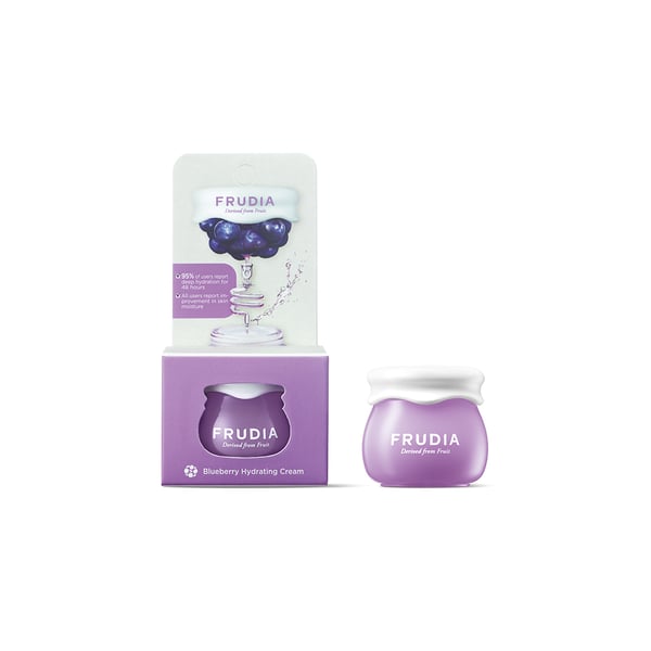Miniatyrbillede 1 af 3: FRUDIA Blueberry Hydrating Cream – Mini Dag- og natcreme 10 ml
