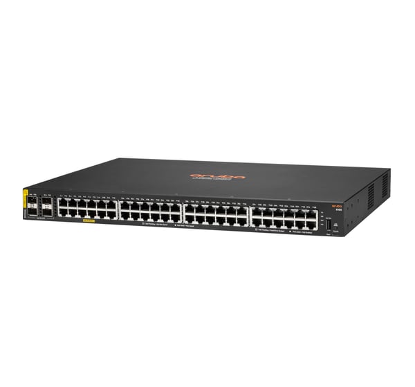 Miniatyrbillede 2 af 2: HPE Aruba Networking CX 6100 48G Class4 PoE 4SFP+ 740W Administreret L3 Gigabit Ethernet (10/100/1000) Strøm over Ethernet (PoE) 1U