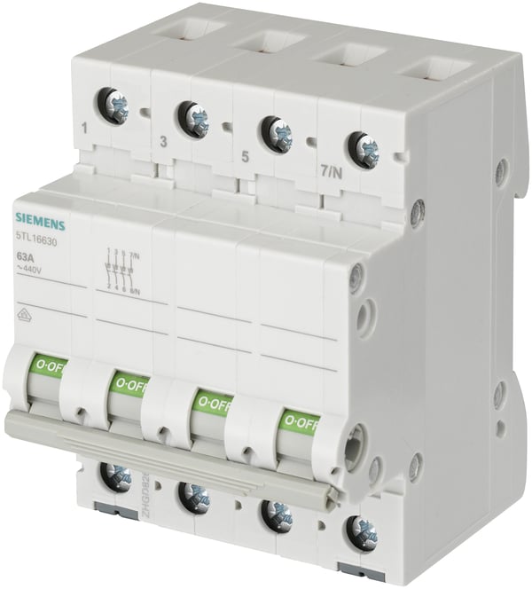 Siemens 5TL1663-0 virrankatkaisin 3P