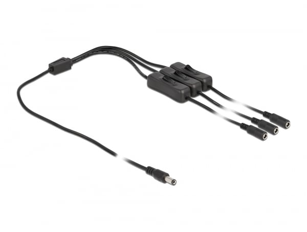 Miniatyrbillede 2 af 2: DeLOCK 86795 el-ledning Sort 1 m