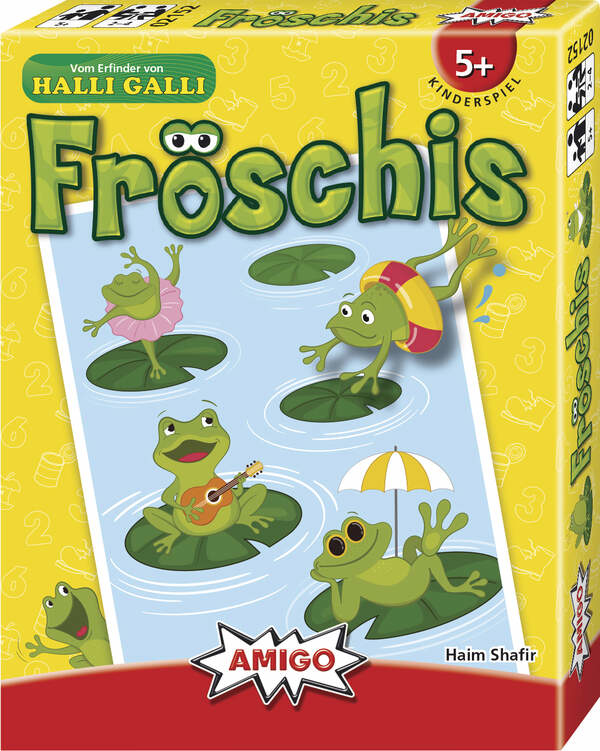 Amigo Fröschis 20 min. Kortspil Koncentration