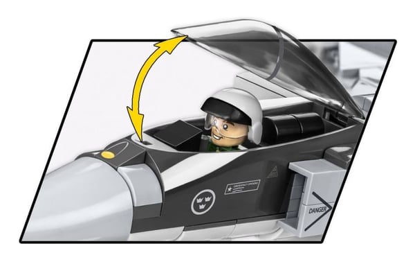 Miniatyrbild 6 av 9: COBI Saab JAS 39 Gripen E