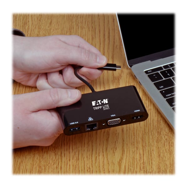 Tripp Lite U444-06N-HV4GUB USB grafisk adapter Sort