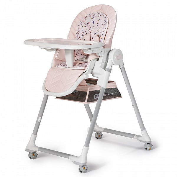Kinderkraft LASTREE babystolar Booster barnstol Stoppad sits Grå