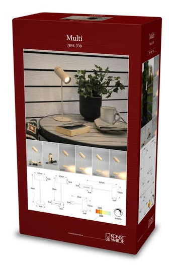 Miniatyrbild 8 av 11: Konstsmide 7844-330 bordslampor LED Slipa