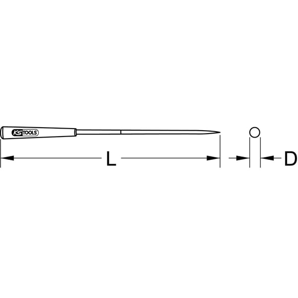 Miniatyrbillede 2 af 2: KS Tools 140.3053 fil & rasp
