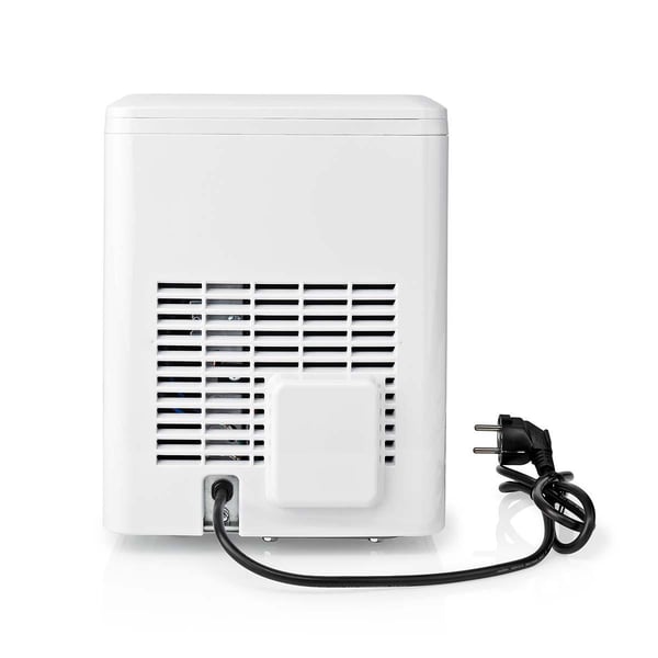 Nedis KAIC100FWT maskine til isklump Indbygget/fritstående isterningefremstiller 12 kg/24t 120 W Hvid
