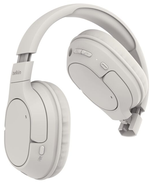 Pikkukuva 3 / 5: Belkin AUD009HQSA kuulokkeet ja kuulokemikrofoni Langaton Pääpanta Puhelut/Musiikki USB Type-C Bluetooth Hiekka
