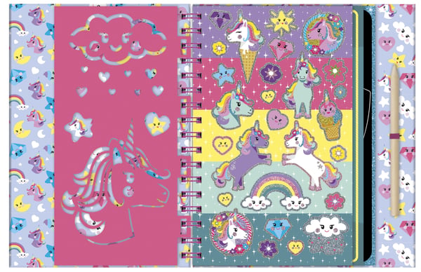 Totum Unicorn Scratchbook