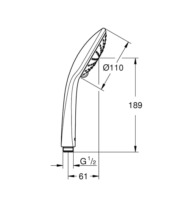 GROHE Euphoria 110 Duo duschhållare