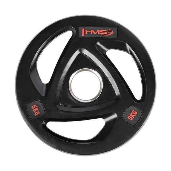 Miniatyrbillede 1 af 2: HMS Fitness TOX05 1 stk Olympic Gummibelagt vægtskive
