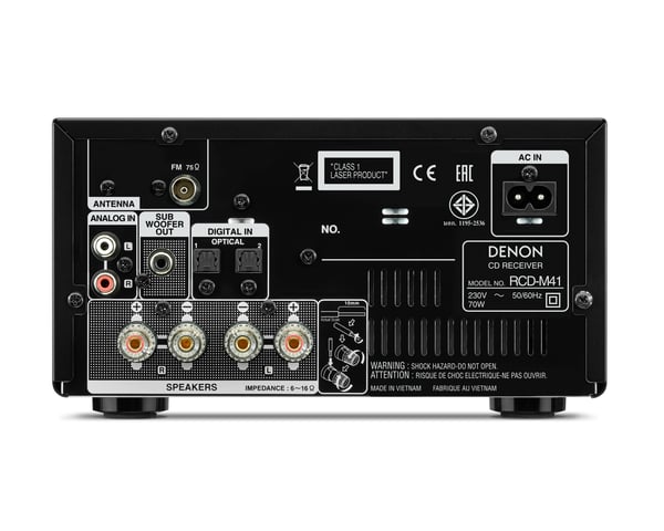 Miniatyrbillede 2 af 4: Denon D-M41 Home audio mini system 60 W Sølv