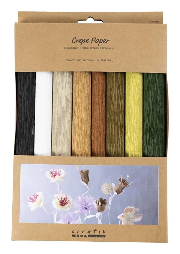 Creativ Company 209012 crepepapir Forskellige farver