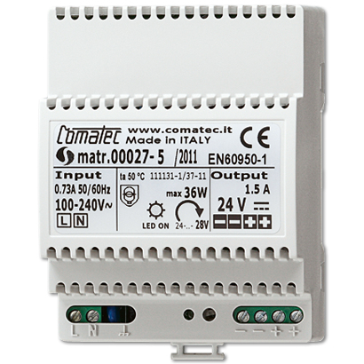 JUNG NT 2415 REG VDC enhed til strømforsyning Hvid