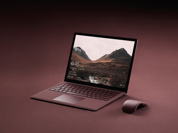 Microsoft Surface Arc Mouse mus Rejse Ambidextrous Bluetooth BlueTrack 1000 dpi