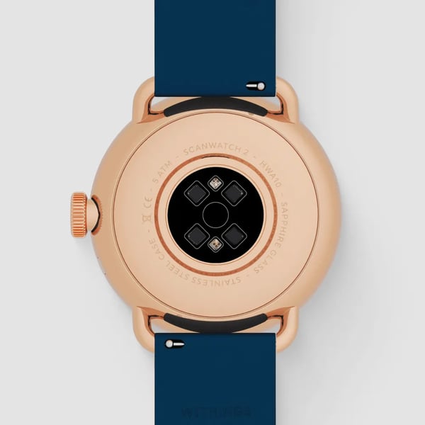 Miniatyrbild 3 av 3: Withings ScanWatch 2 1,6 cm (0.63") OLED 38 mm Hybrid Rose Gold GPS