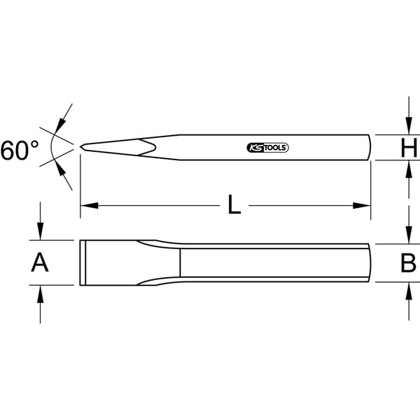 KS Tools 162.0198 huggmejsel Murarmejsel