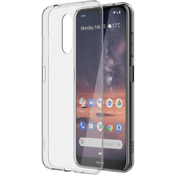 Nokia Clear mobiltelefon etui 15,9 cm (6.26") Cover Transparent