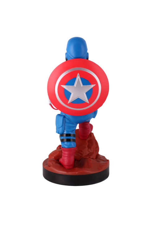 Pikkukuva 3 / 6: Exquisite Gaming Cable Guys Captain America Keräilyhahmo