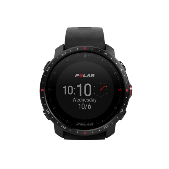 Pikkukuva 2 / 5: Polar Grit X Pro Titan 3,05 cm (1.2") MIP 47 mm Digitaalinen 240 x 240 pikseliä Kosketusnäyttö Musta GPS (satelliitti)