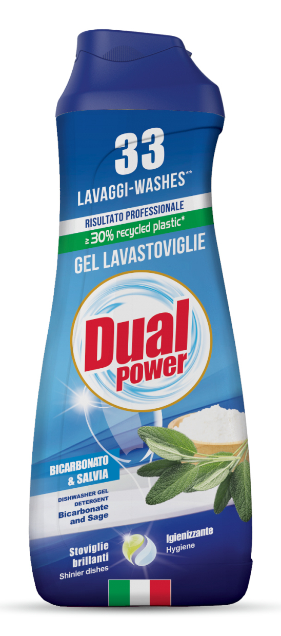 Miniatyrbild 1 av 2: Dual Power LV9156 diskmedel 660 ml 6 styck Maskindiskmedel + spolglans Gel