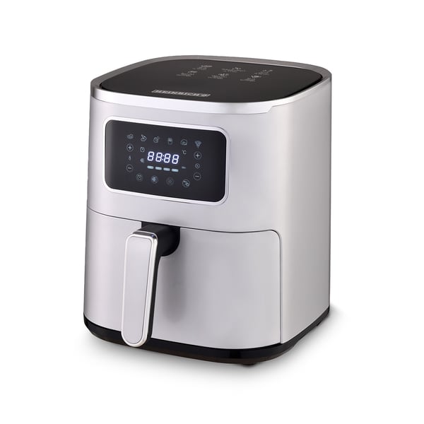 Heinrichs HFR 8216 Yksi 5 L Erillinen 1450 W Kuumakiertoilmakypsennin Hopea