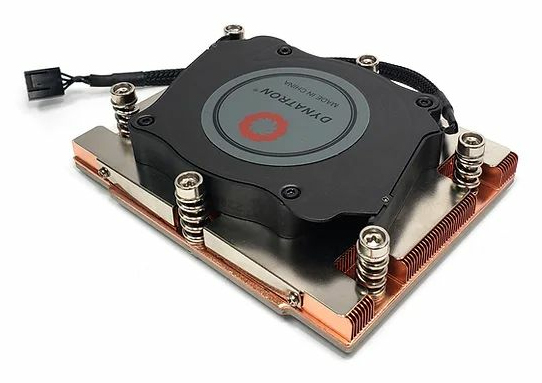 Miniatyrbillede 1 af 2: Dynatron J-5 Processor Luftkøler 8 cm Sort, Kobberfarve 1 stk