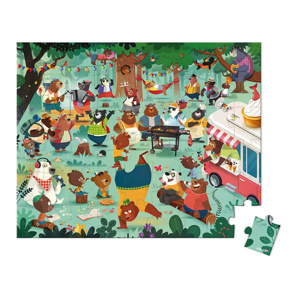 JANOD Puzzle Family Bears - 54 PCS