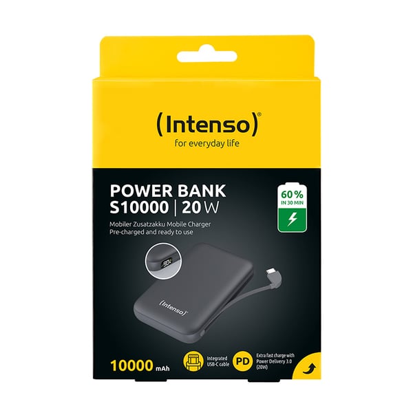 Miniatyrbillede 17 af 17: Intenso S10000 Lithium polymer (LiPo) 10000 mAh Grå