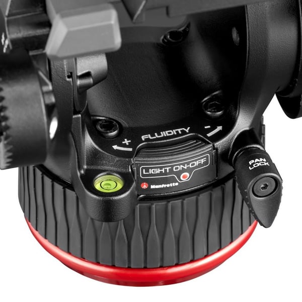 Manfrotto 504X stativhuvuden Svart Aluminium 1/4, 3/8" Vätska