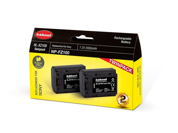 Hahnel HL-XZ100 Twin Pack Lithium-Ion (Li-Ion) 2000 mAh