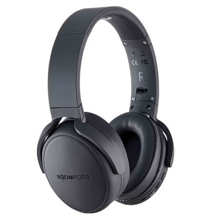 Boompods HPPANC hörlur och headset Hörlurar Trådlös Huvudband Samtal/musik Bluetooth Svart