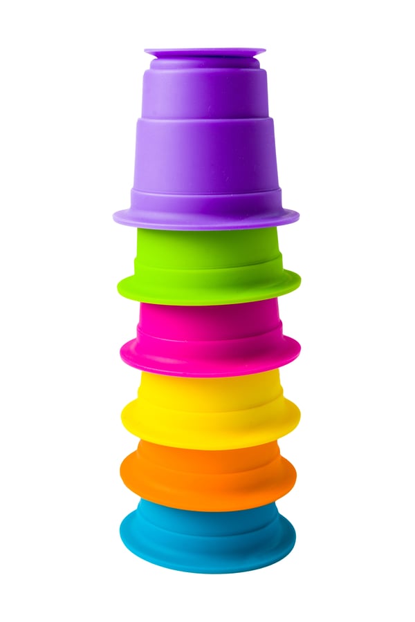 Miniatyrbild 13 av 14: Fat Brain Toy Co. FA183-1 Kopp Blandade färger 6 styck