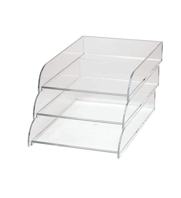 MAUL 1950105 skrivbordskorgar Akryl Transparent