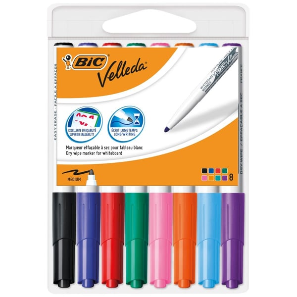Miniatyrbild 1 av 4: BIC 958166 märkpennor 8 styck