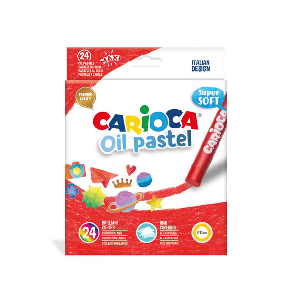 Carioca 43278 pastelliliitu Öljypastelli Pehmeä Monivärinen 24 kpl