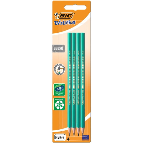 BIC 8902764 blyertspenna 4 styck