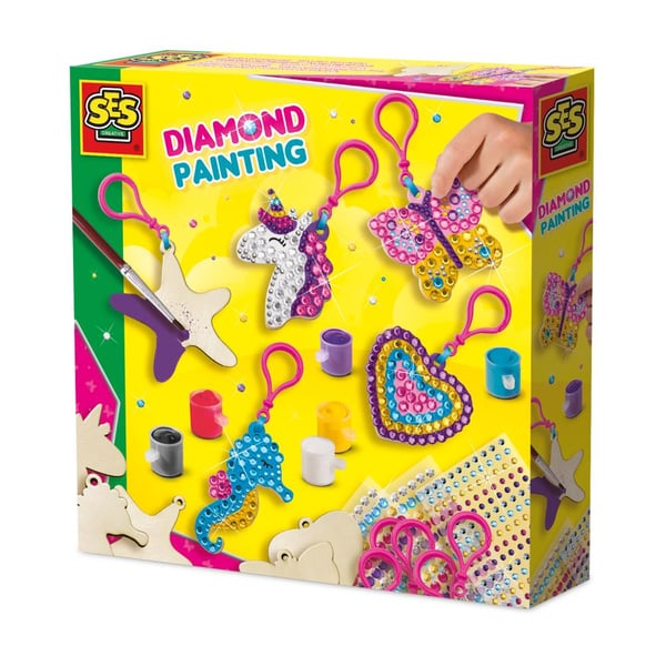SES Creative Diamond painting - Wooden keychains