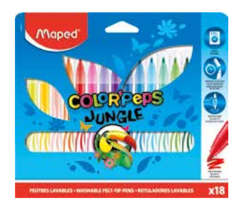 Maped 845421 stiftpennor Medium 18 styck