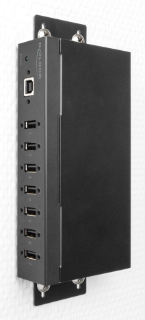 Miniatyrbild 2 av 3: DeLOCK 60687 gränssnittshubbar USB 2.0 Type-B 480 Mbit/s Svart